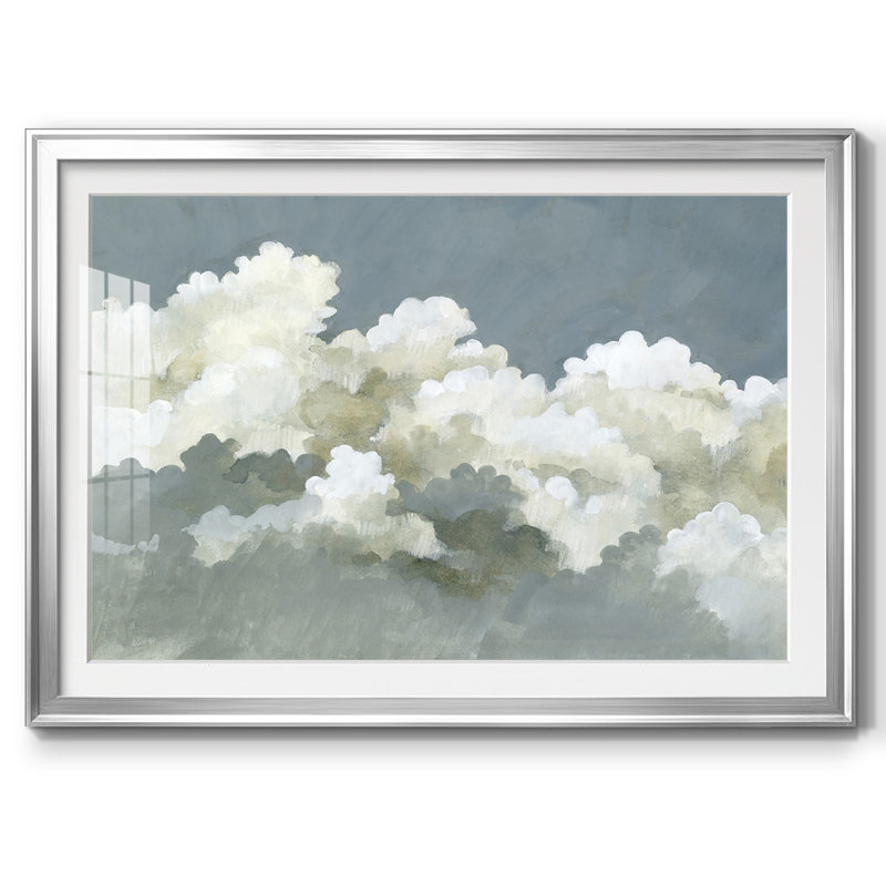 Grands nuages III, Argent, H 15 po x l 21 po x P 1,5 po