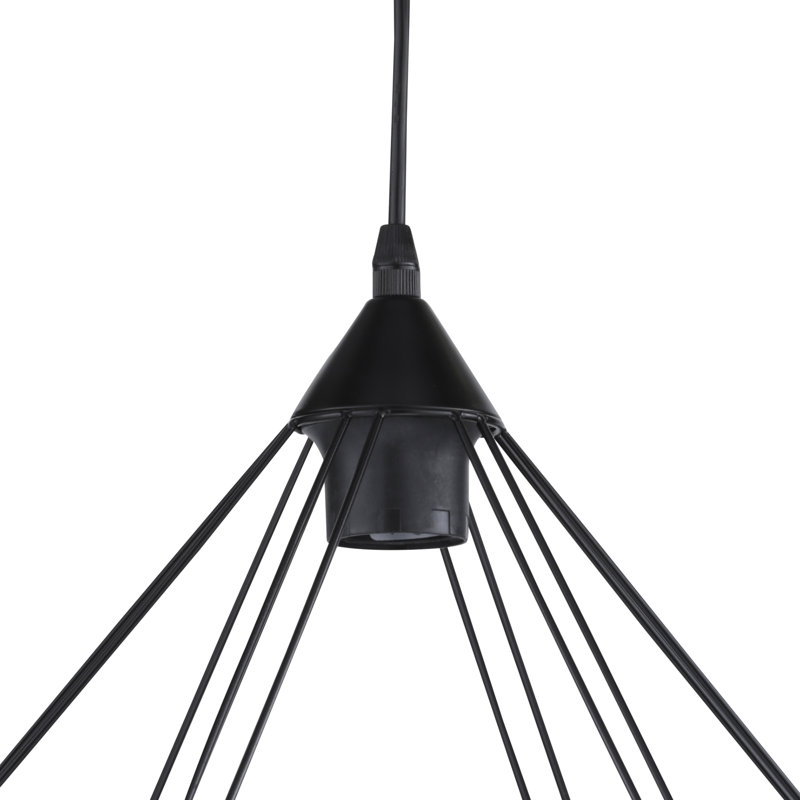 Freya 1 - Light Black Geometric Pendant