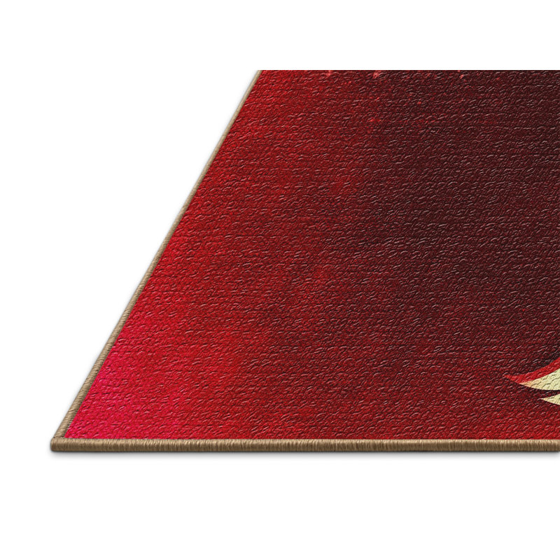 Tapis de noël zone rouge, Rectangle 2 pi x 3 pi