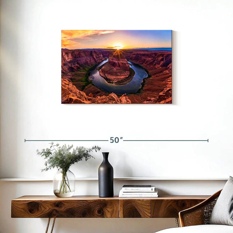 Alvord Sunrise At Horseshoe Bend, H 20 po x l 30 po