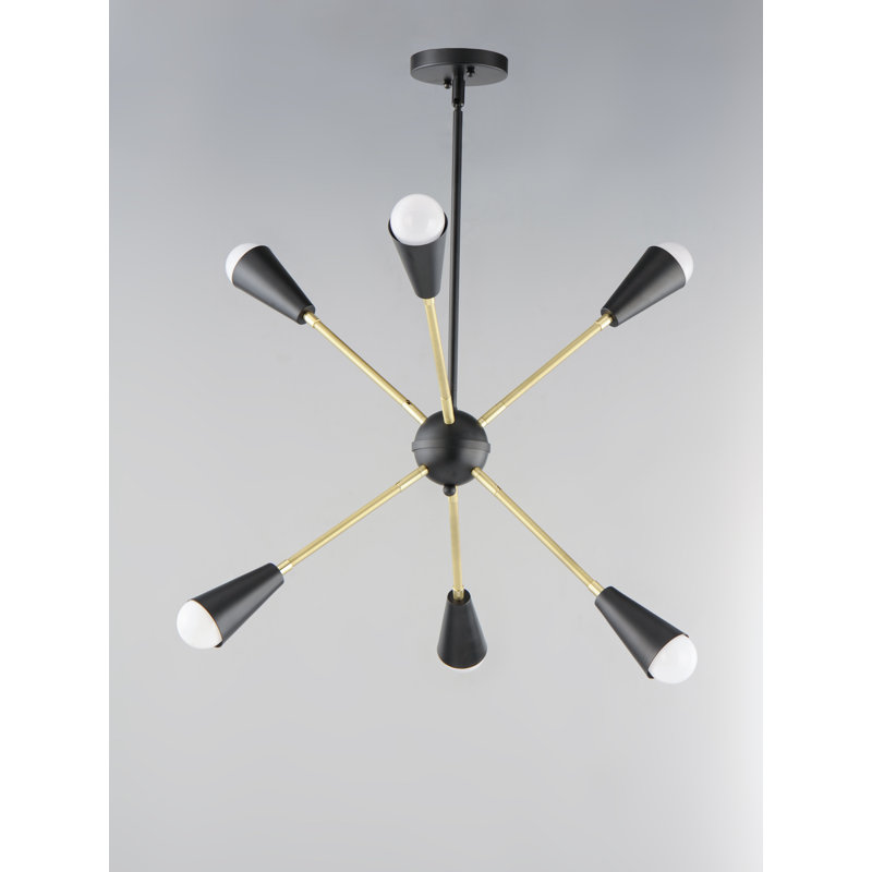 Lustre sphérique Spoutnik à 6 lumières Monroe, Oui