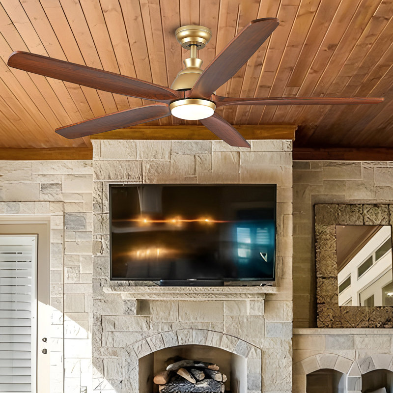 Ceiling Fan With Remote Control, 60"