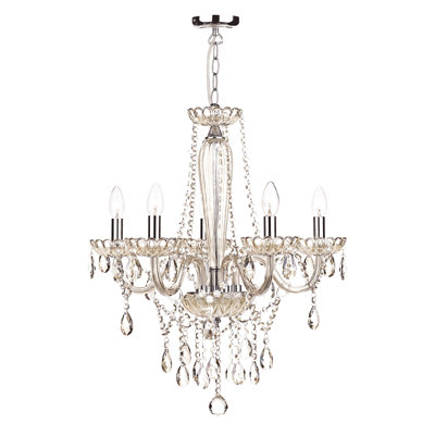 Macdougall 5 - Light Candle Style Chandelier