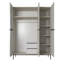 Alidia 3 Door Manufactured Wood Wardrobe-140047597