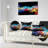 Fire in Colors - Abstract Printed Pillow
