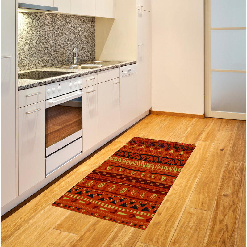 Tapis décoratif Tribal, Rectangle 2 pi 7 po x 5 pi