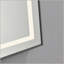 Miroir de salle de bain à DEL avec façade et rétroéclairage, miroir de meuble-lavabo mural avec cadre en aluminium, antibuée, mémoire, 3 couleurs, gradation continue-34700562-34700553