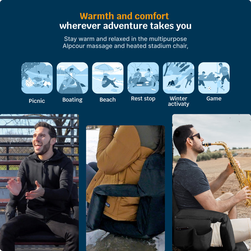Upholstered Polyester Reclining Heated Massage Chair