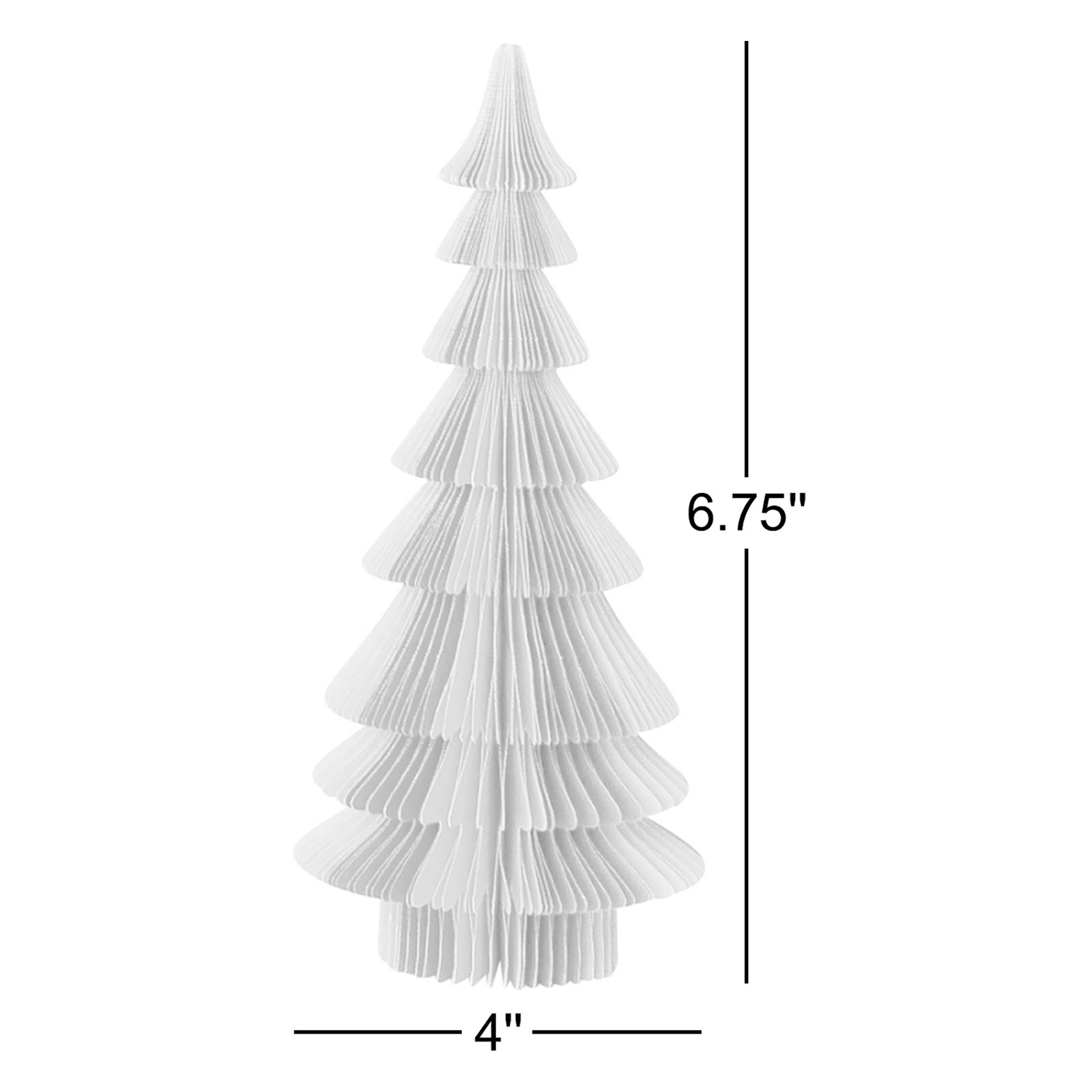 Paper Honeycomb Tabletop Christmas Tree