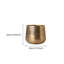 Vase en métal antique martelé en aluminium martelé - bol décoratif à double texture pour fleurs, centre de table et décoration intérieure, 2 tailles