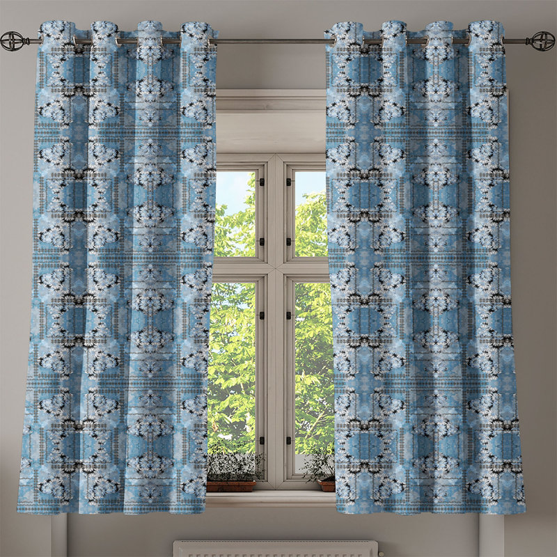 Semi Sheer Curtain Pair