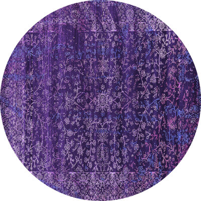 Tapis mauve Mid-Century 2567