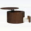 Table basse ronde à plateau relevable-129197470
