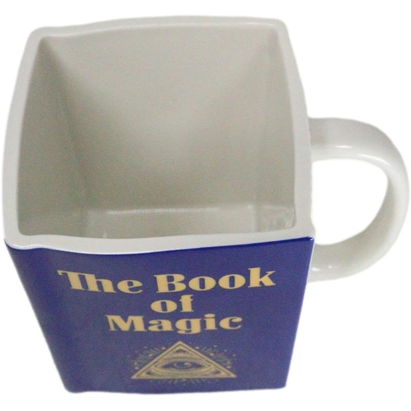 Tasse carrée en céramique Blue Book Of Magic Eye Of Providence