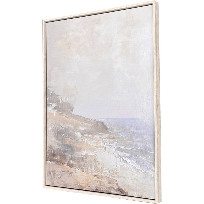 Hazy Beach Print by Petals Paragon