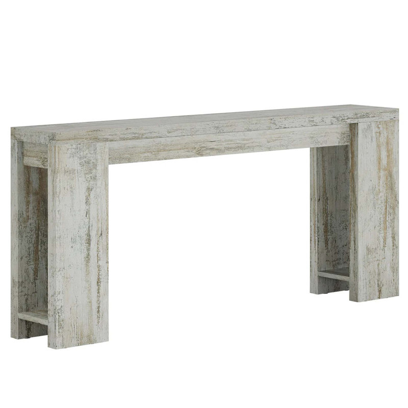 Wooden Entryway Table,Console Table,Sofa Table, White