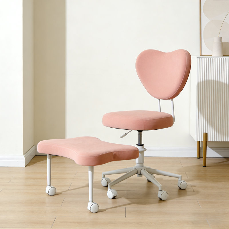 Un fauteuil de méditation, un siège ergonomique à pieds croisés avec support lombaire et un coussin de siège réglable en hauteur, idéal pour les personnes qui font du travail de bureau à haute intensité. Rose