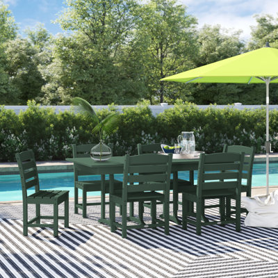 POLYWOOD x Sol 72 7-Piece Traditional Dining Set