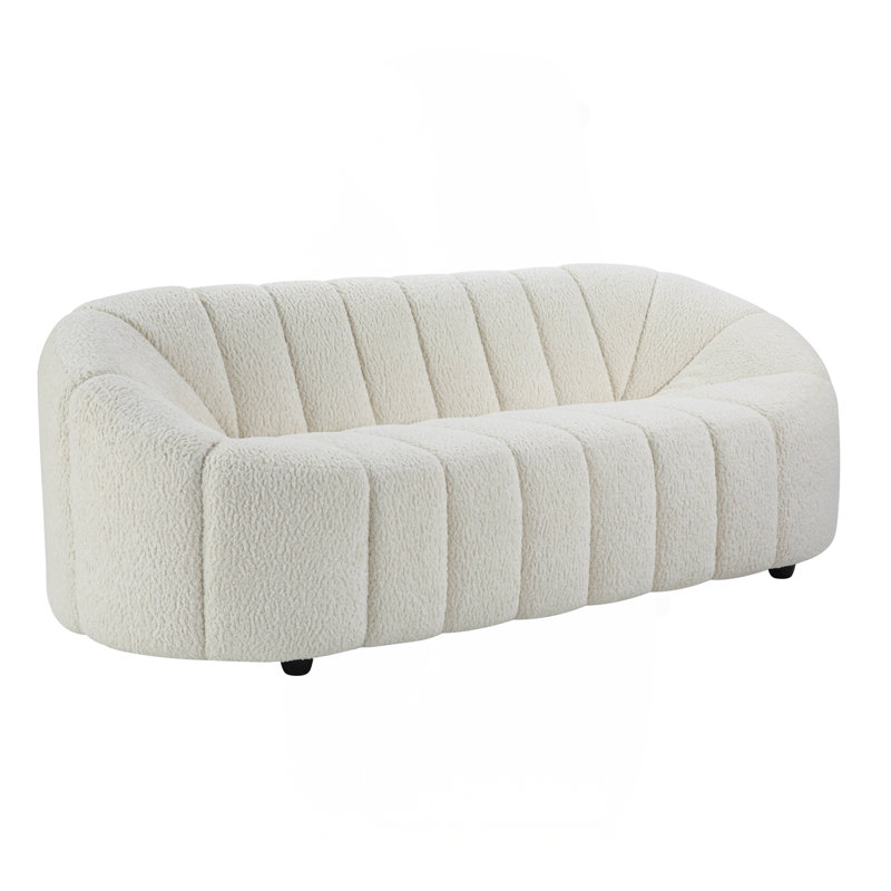 White Teddy Sherpa Sofa