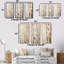 Beige minimalisme arbre bouleau - arbre bouleau, ensemble de 3 reproductions d'art sur toile-351241243-351241241