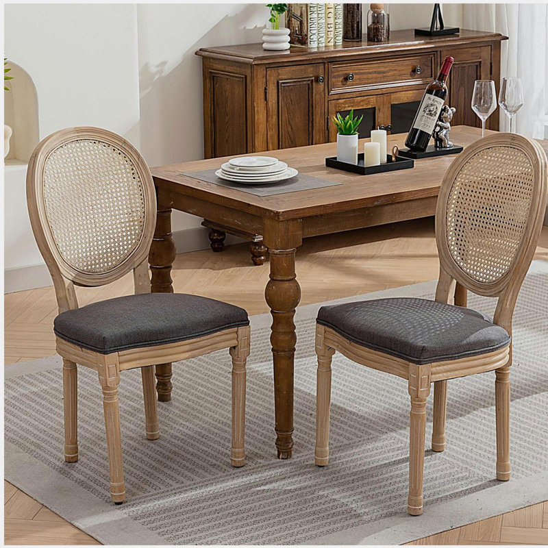 Chaise de salle à manger A&A Furniture, Gris