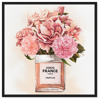 Floral pivoines parfumées - Impression sur toile