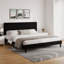 Tête de lit et pied de lit en velours avec revêtement matelassé-2075244563-2075244575