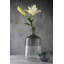Bouteille décorative en verre 6 "transparent et gris