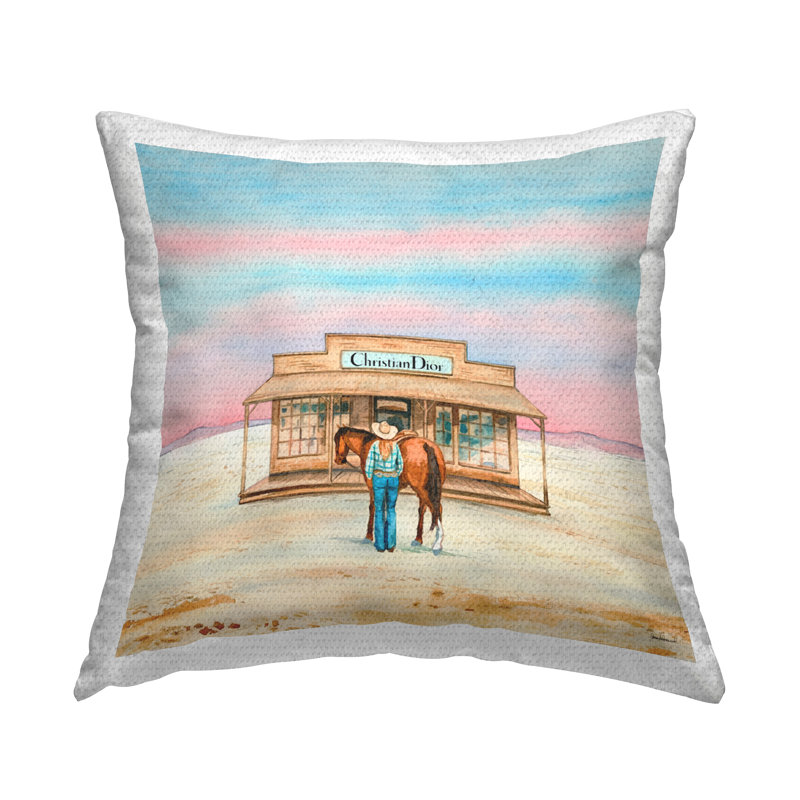 Coussin Cowboy & Horse