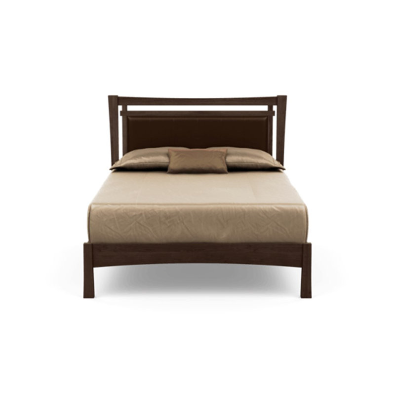 Monterey Upholstered Bed, California King, Smoke Cherry, Ebony