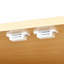 Armoire de cuisine avec tablettes, armoire de rangement décorative avec 3 tablettes réglables, un tiroir caché-1551833138