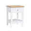 Ario 41cm W Solid + Manufactured Wood Bedside Table