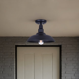 Valec noir mat l 14 po - ampoule décorative