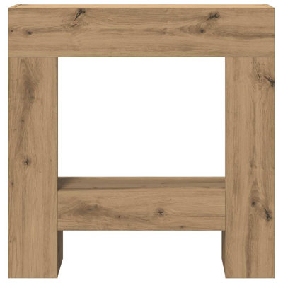 Fireplace Surround 81X18x82 Cm Engineered Wood