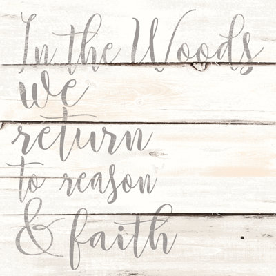 Reason And Faith - Wrapped Canvas Print
