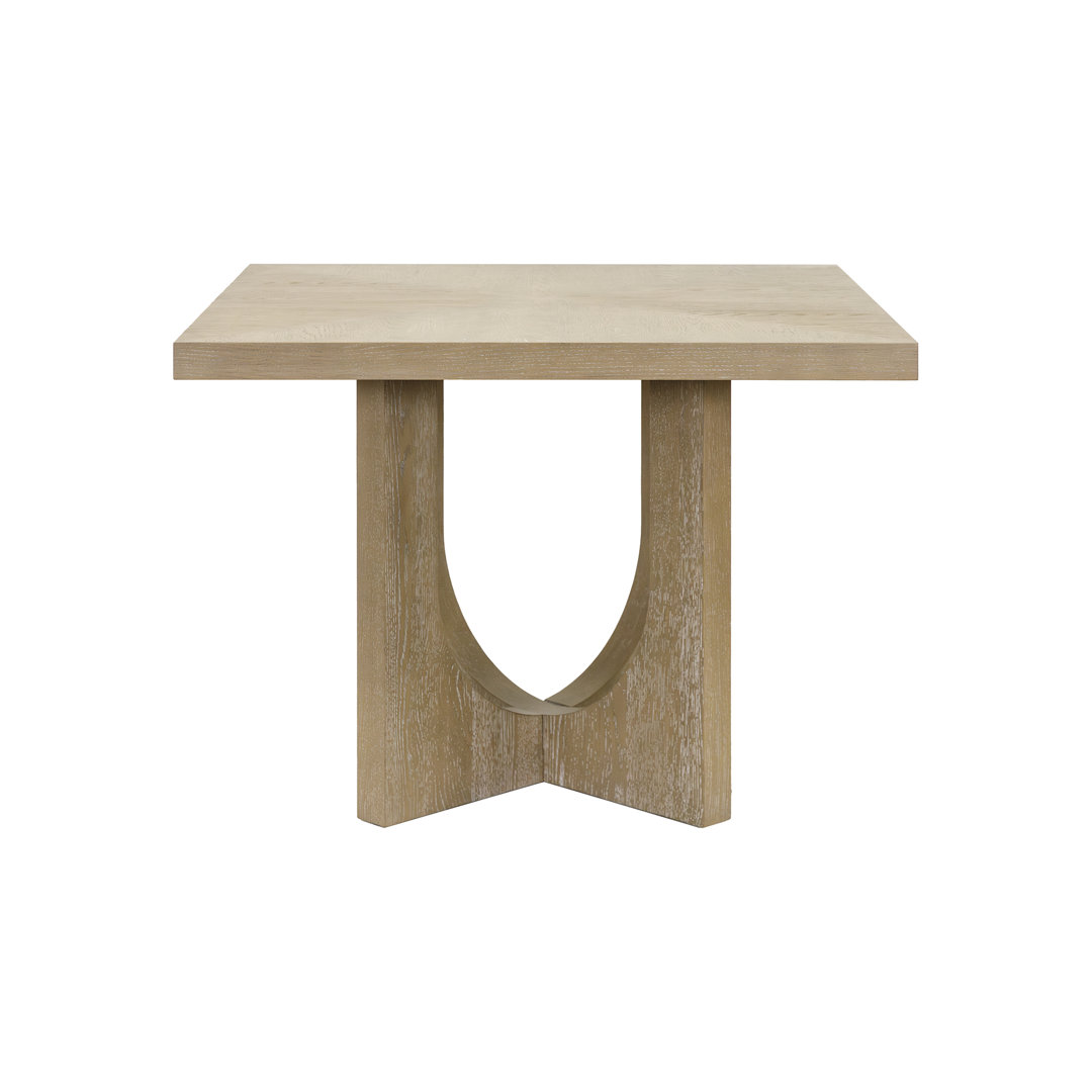 Mallaurie Oak Dining Table Ivy Bronx