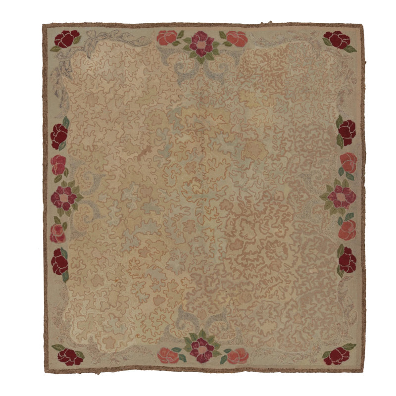 Antique One-of-a-Kind 7'4x7'11 Area Rug