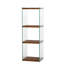 Baugus 120cm H x 40cm W Tempered Glass Standard Bookcase-623640185