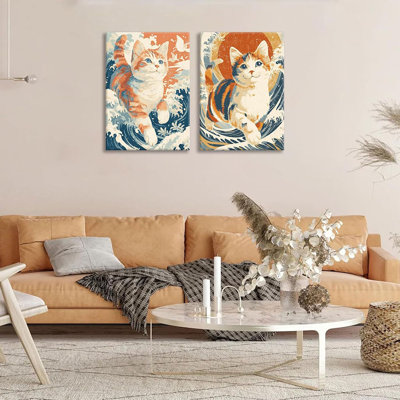 2 Piece Wrapped Canvas Print