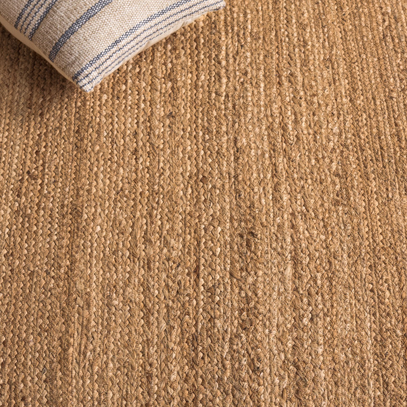 Galey Handmade Jute Rug, Oval 4' x 6'