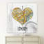 «I Love London Map», reproduction d'impression sur toile-21907258