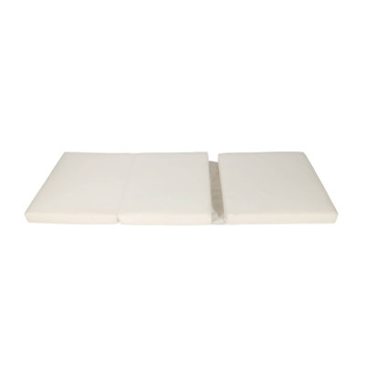 Coussin de chaise longue crème pour une utilisation extérieure / intérieure