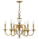 Eleanor 6 - Light Candle Style Classic / Traditional Chandelier