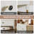 59.06"Cream Solid Wood Cherry Wood Ten-Drawer Cabinet