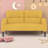 47" Corduroy Loveseat, 500 lb Cap, Double Side Pockets, Solid Wood Frame,  Small-Space 2-Seat Sofa-883430297