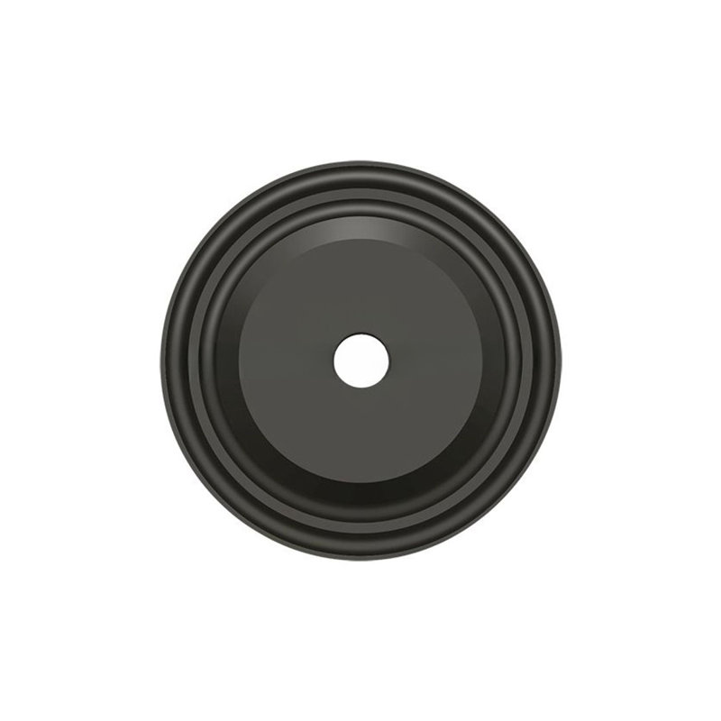 Metal Knob Backplate, Oil-Rubber Bronze