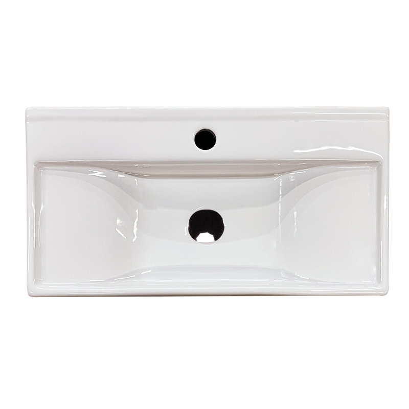 Spring 23.75'' L Bathroom Sink, Single