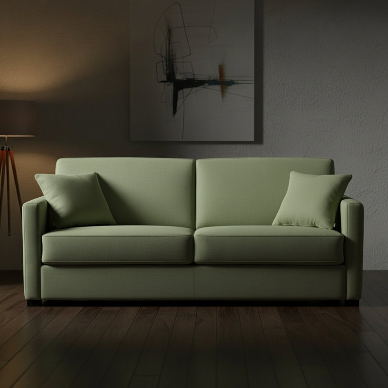 Canapé-lit en tissu de qualité supérieure Adalise, Tissu durable DuraTex