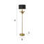 Waynesfield 157.5cm Polished Traditional Floor Lamp-763106507