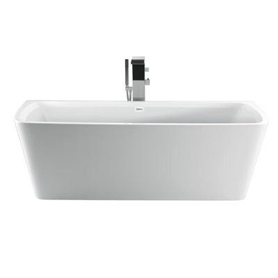 Vincent 70.62'' x 33.25'' Soaking Acrylic Bathtub